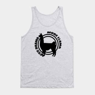 Less Drama, More Llama Tank Top